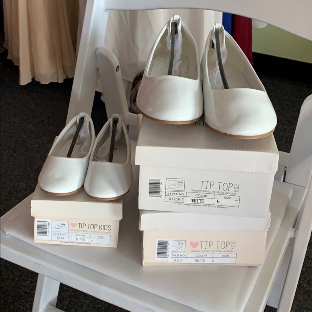 Girls flat dress up shoes